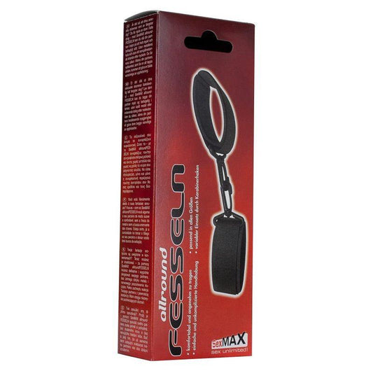 SexMAX Handcuffs Velcro Black - UABDSM