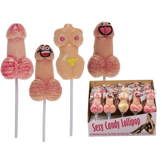 Sexy Candy Lollipop 30 Units Assorted - UABDSM