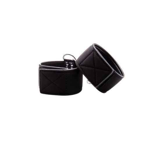 Shots Ouch! Reversible Ankle Cuffs Black - UABDSM