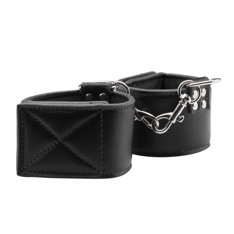 Shots Ouch! Reversible Ankle Cuffs Black - UABDSM