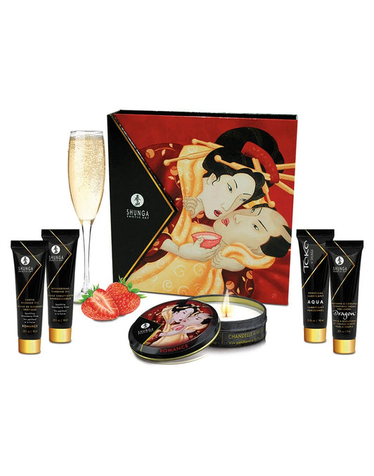 Shunga - Geisha Secret Kit Sparkling Wine Strawberry - UABDSM