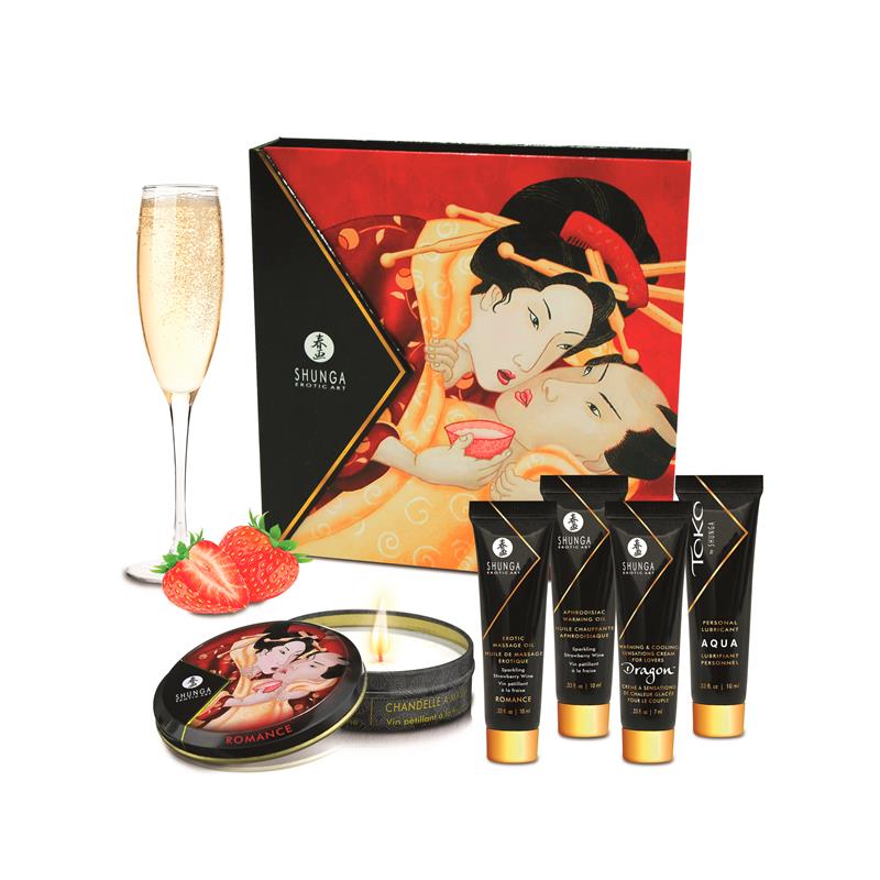 Shunga Geisha Secrets Kit Sparkling Wine - UABDSM