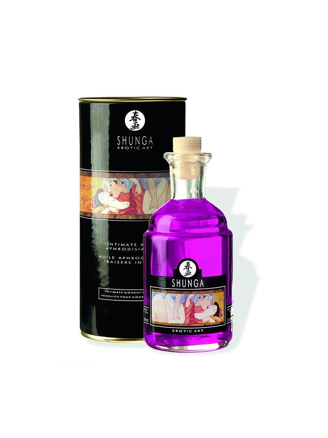 Shunga - Intimate Kisses Warming Oil - Sensual Mint 100 Ml. - UABDSM