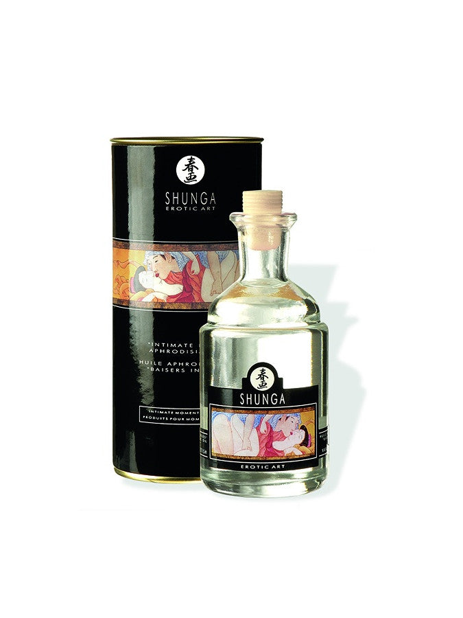 Shunga - Intimate Kisses Warming Oil - Vanilla Fetish 100 Ml. - UABDSM