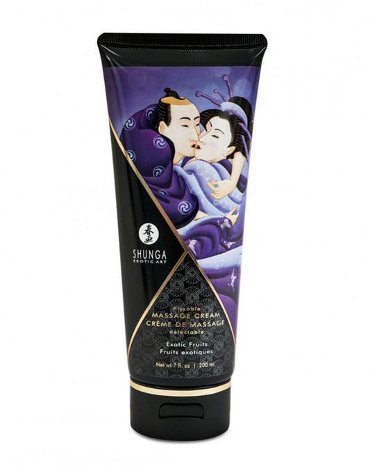 Shunga - Kissable Massage Cream Exotic Fruit 200 Ml. - UABDSM