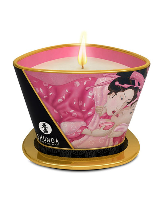 Shunga - Massage Candle - Aphrodisia Rose 170 Ml. - UABDSM