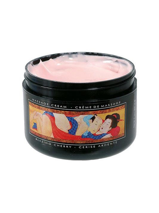 Shunga - Massage Cream - Blazing Cherry 200 Ml. - UABDSM