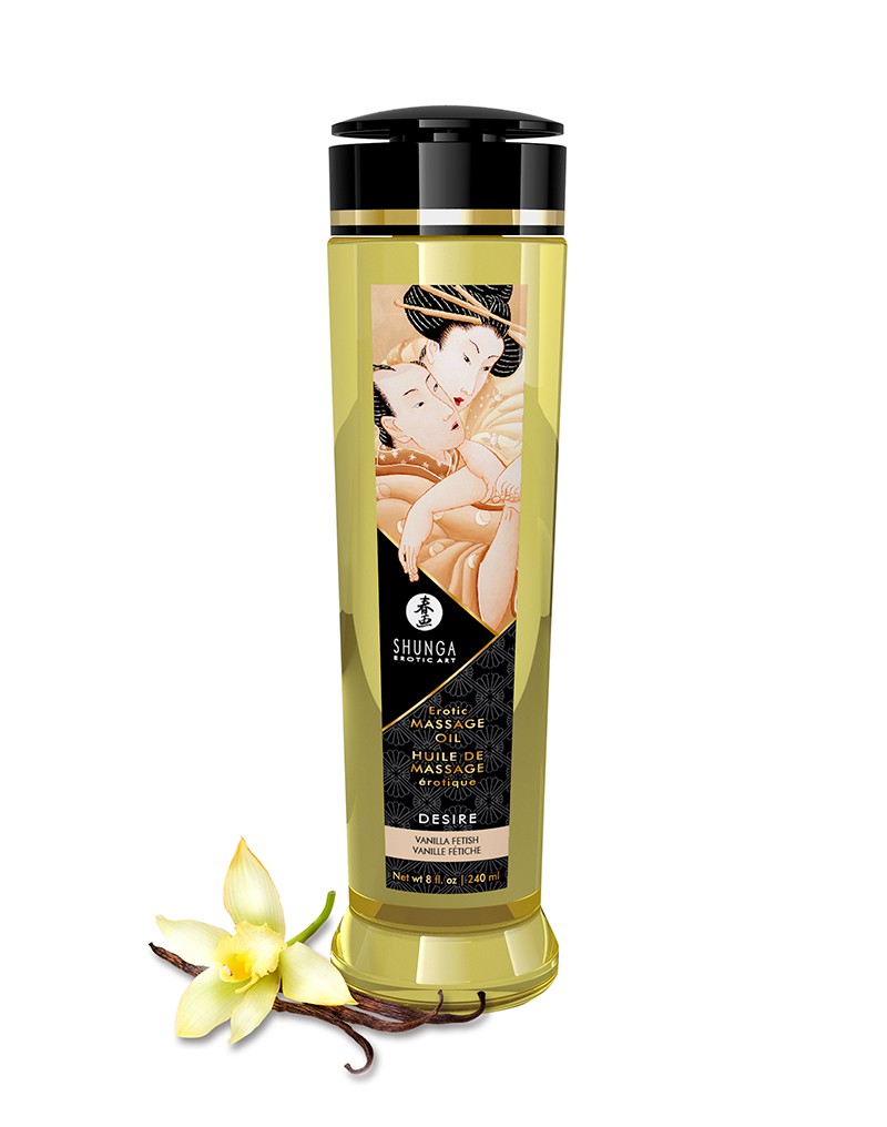 Shunga - Massage Oil - Desire Vanilla - 240 Ml - UABDSM