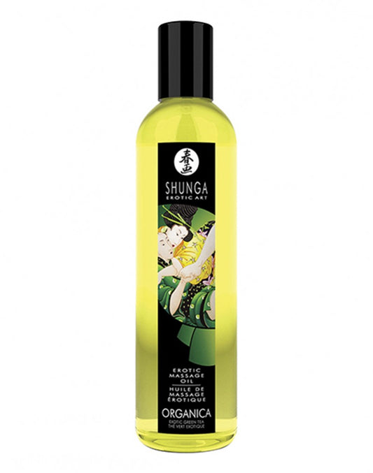 Shunga - Massage Oil Organica - Green Tea 250 Ml. - UABDSM