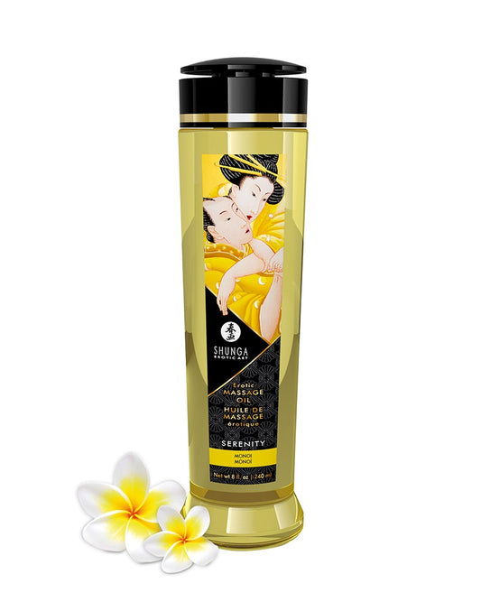Shunga - Massage Oil - Serenity Monoi - 240 Ml - UABDSM