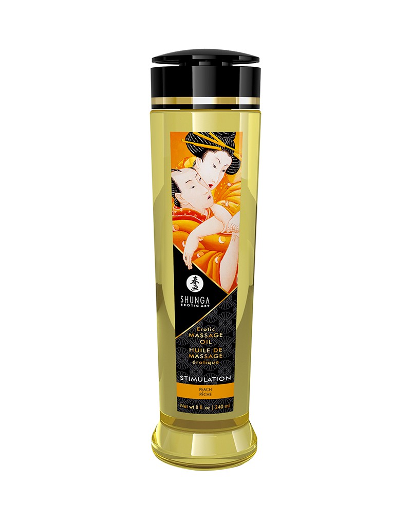 Shunga - Massage Oil - Stimulation Peach - 240 Ml - UABDSM