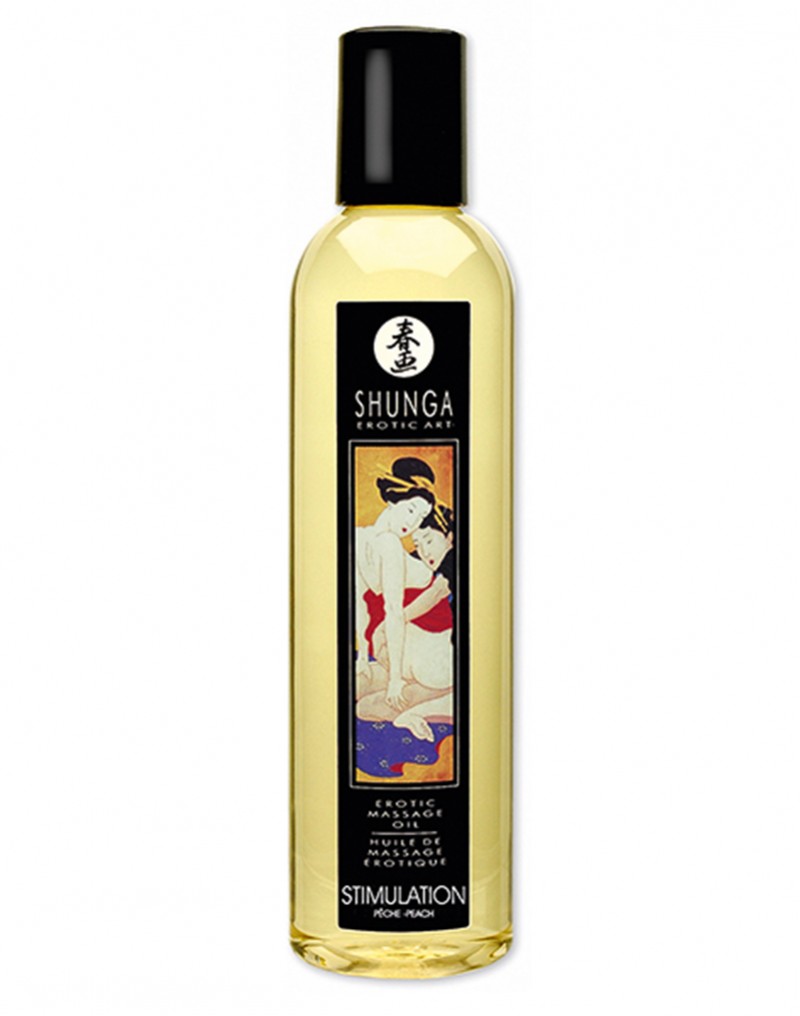 Shunga - Massage Oil - Stimulation Peach 250 Ml. - UABDSM