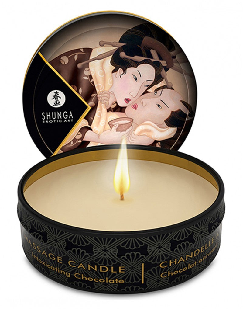 Shunga - Mini Massage Candle - Intoxicating Chocolate 30 Ml. - UABDSM