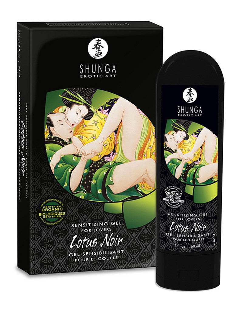 Shunga - Sensitizing Gel For Lovers - Lotus Noir 60ml - UABDSM