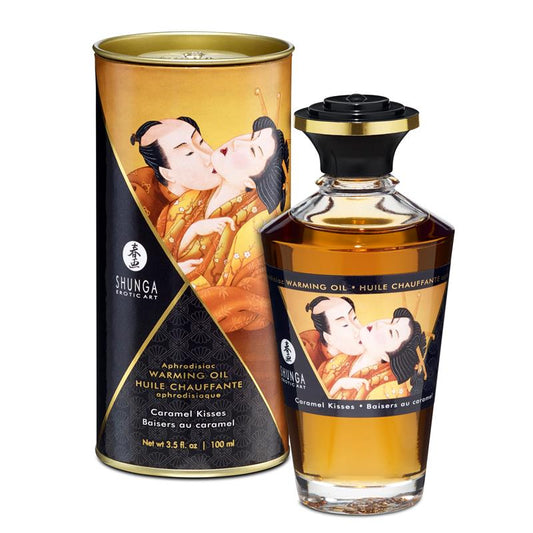 Shunga Warming Massage Oil Caramel Aroma - UABDSM