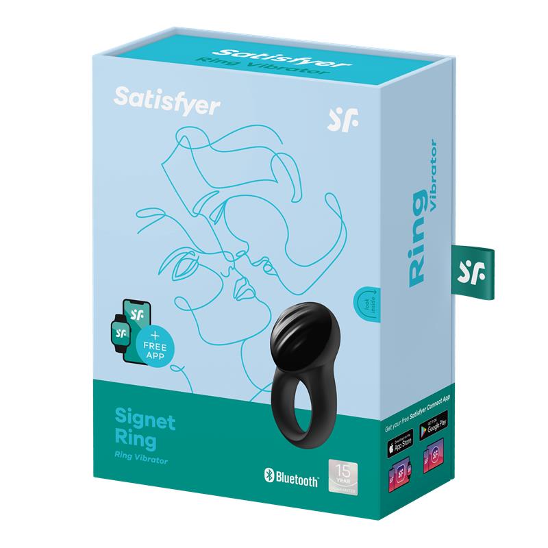 Signet Ring Cock Ring with APP Silicone USB - UABDSM