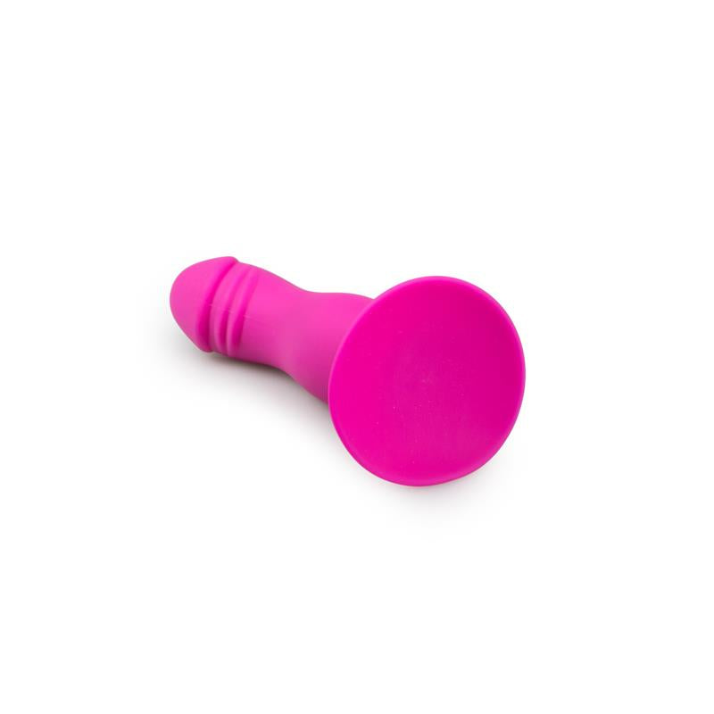 Silicone Anal Plug with Suction Cup Pink - UABDSM