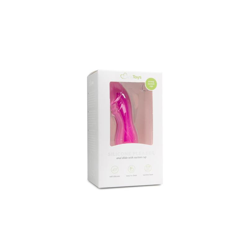 Silicone Anal Plug with Suction Cup Pink - UABDSM