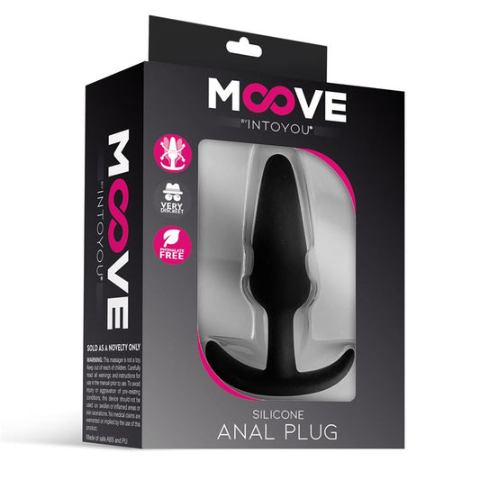 Silicone Butt Plug Small Black - UABDSM