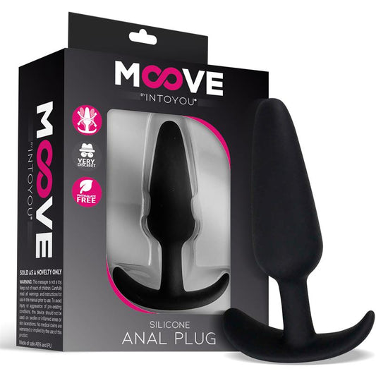 Silicone Butt Plug Small Black - UABDSM