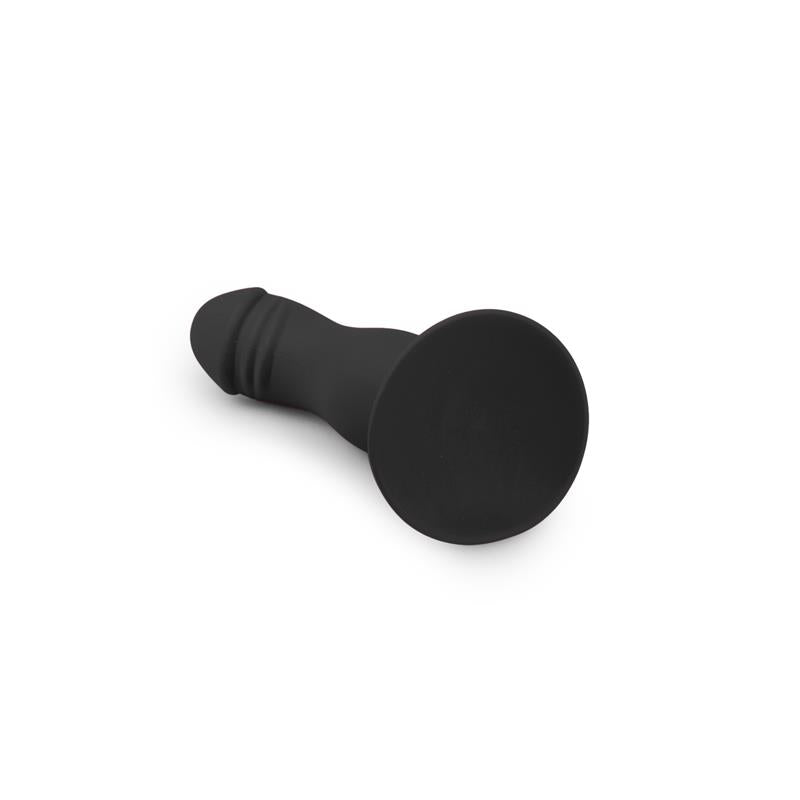 Silicone Dildo With Suction Cup Black - UABDSM