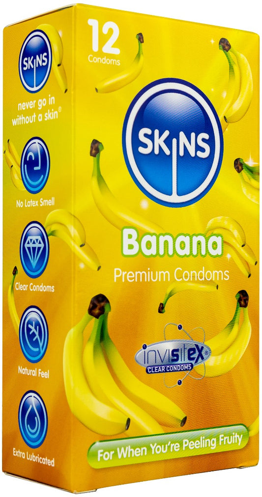Skins Condoms Banana 12 Pack - International 1 - UABDSM