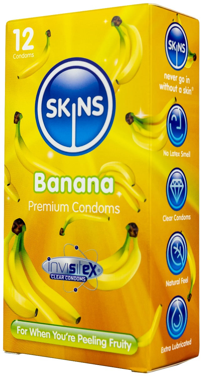 Skins Condoms Banana 12 Pack - International 1 - UABDSM