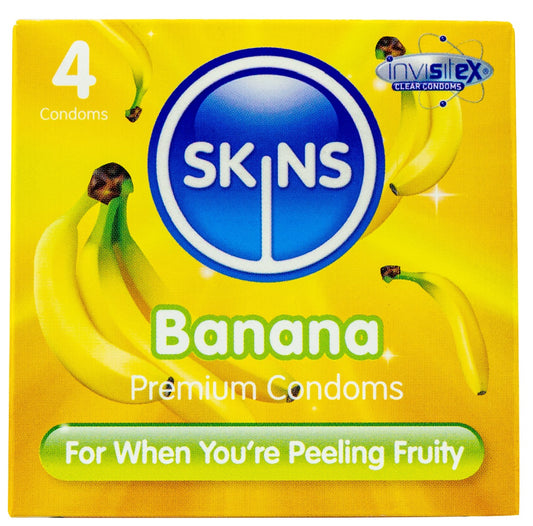 Skins Condoms Banana 4 Pack - International 1 - UABDSM