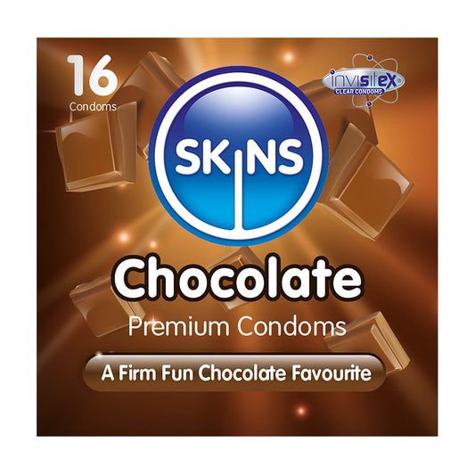 Skins Condoms Chocolate Cube 16 Pack - International 1 - UABDSM