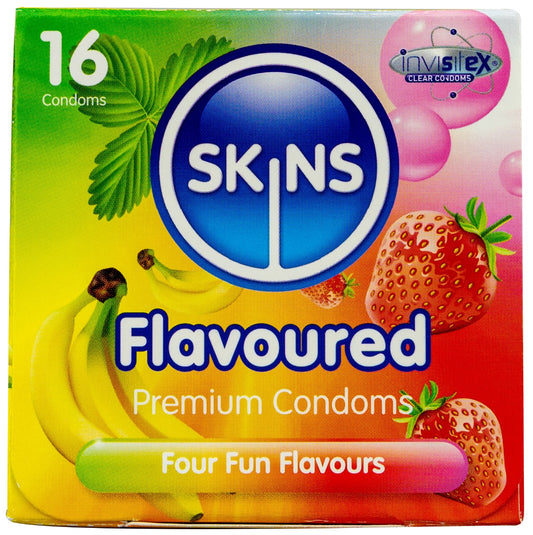 Skins Condoms Flavours Cube 16 Pack - International 1 - UABDSM