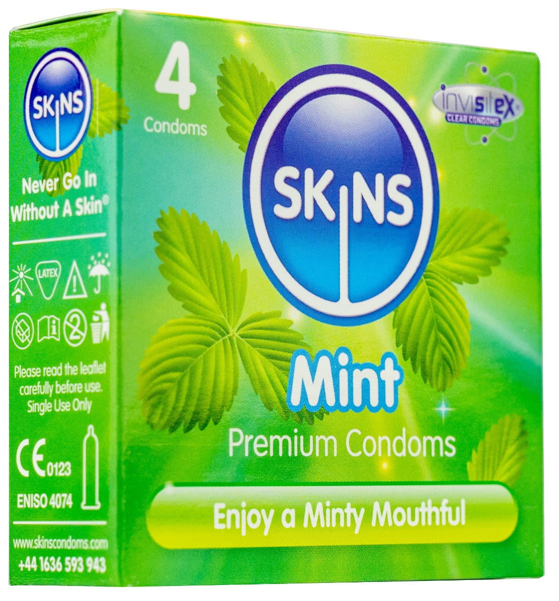 Skins Condoms Mint 4 Pack - International 1 - UABDSM
