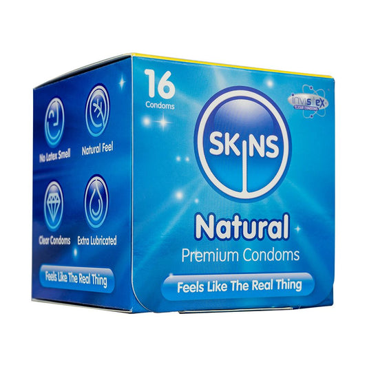 Skins Condoms Natural Cube 16 Pack - International 1 - UABDSM