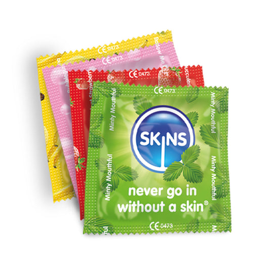 Skins Condoms Flavours Assorted FOIL (BAG 500) - UABDSM