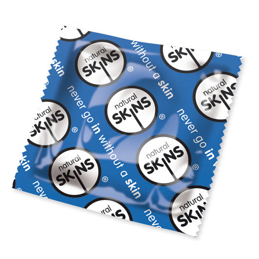 Skins Condoms Natural x50 (Blue) - UABDSM