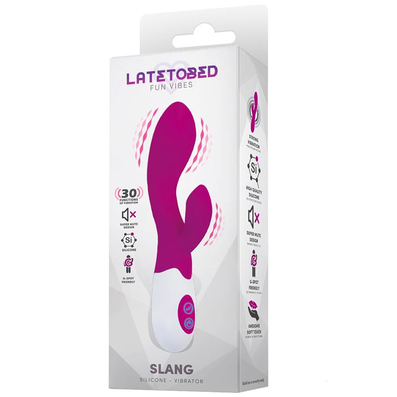 Slang Vibe with Stimulator USB Silicone - UABDSM