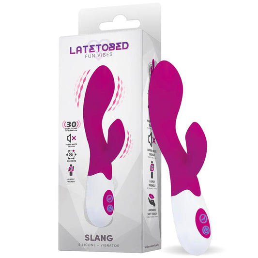 Slang Vibe with Stimulator USB Silicone - UABDSM