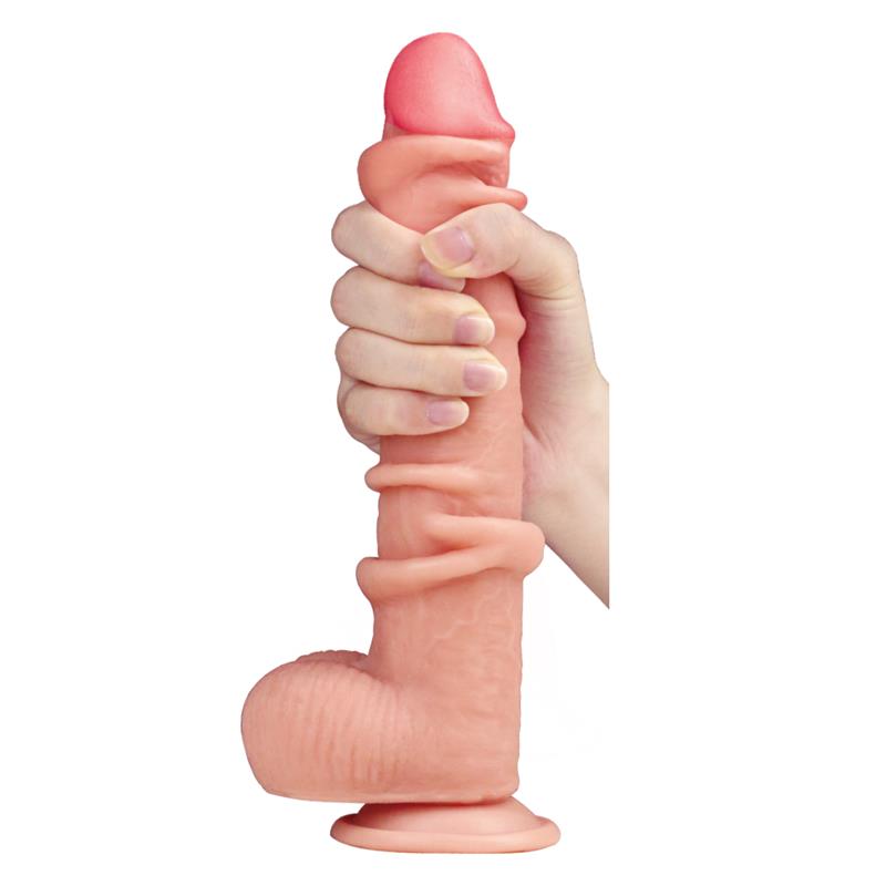 Slidy Realistic Dildo with Sliding Skin Retractable and Adjustable 9 - UABDSM