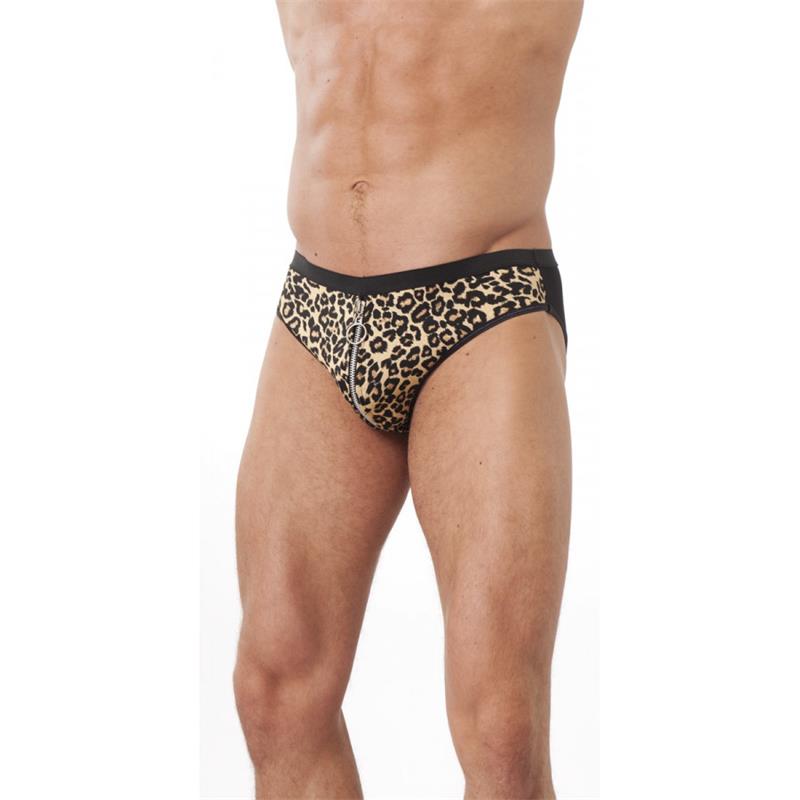 Slips with Zipper Leopard One Size - UABDSM