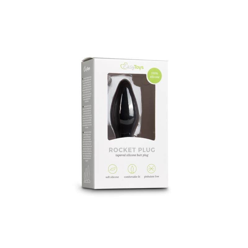 Small Black Silicone Buttplug - UABDSM