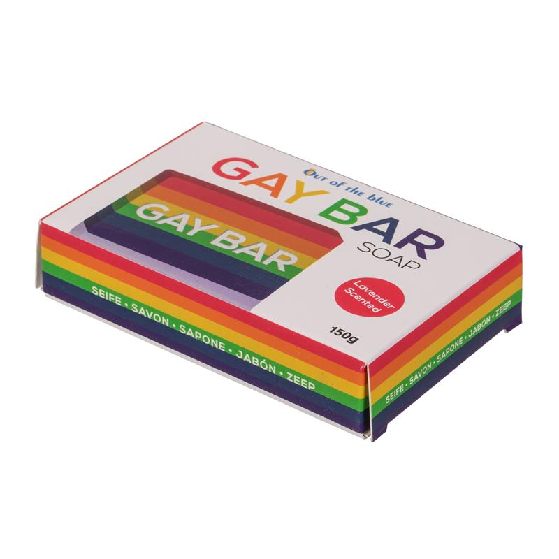 Soap with Flag Gay Bar Lavender scent - UABDSM