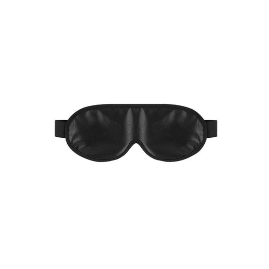 Soft Bond X Leather Eye Mask - Black - UABDSM