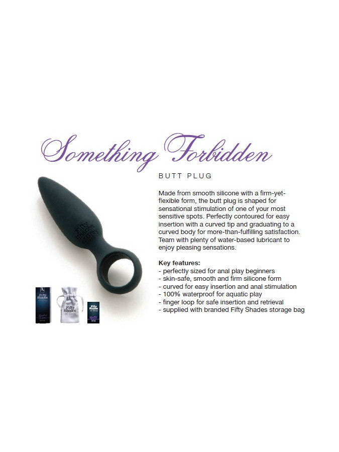 Something Forbidden - FSoG Butt Plug - UABDSM