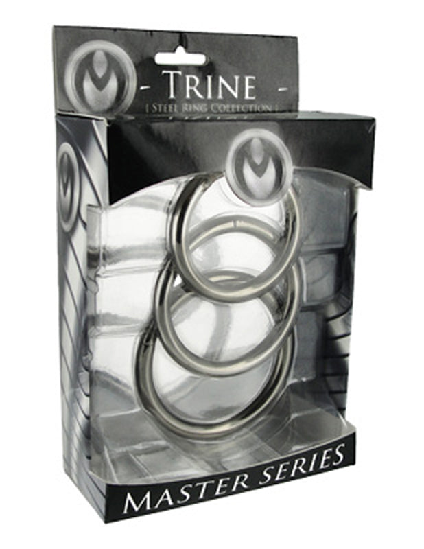 Trine Steel Ring Collection - UABDSM