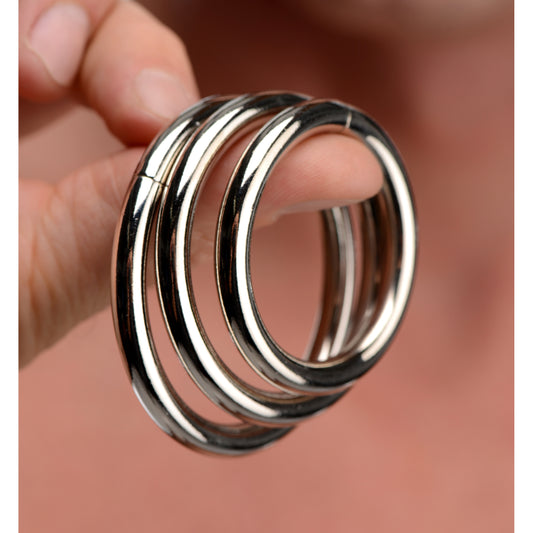 Trine Steel Ring Collection - UABDSM