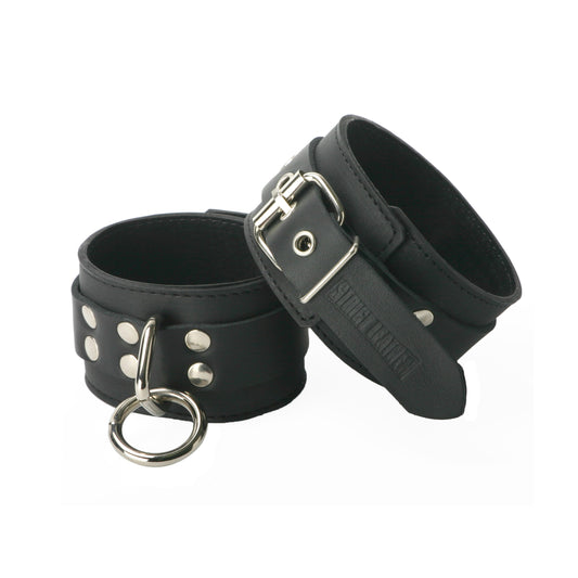 Strict Leather Suede Lined Wrist Cuffs - UABDSM