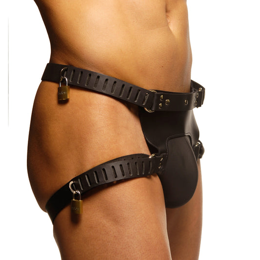 Strict Leather Locking Chastity Belt - UABDSM