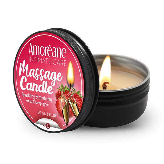 Sparkling Strawberry Massage Candle 30 ml - UABDSM