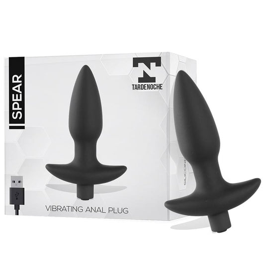 Spear Vibrating Anal Plug USB Silicone - UABDSM