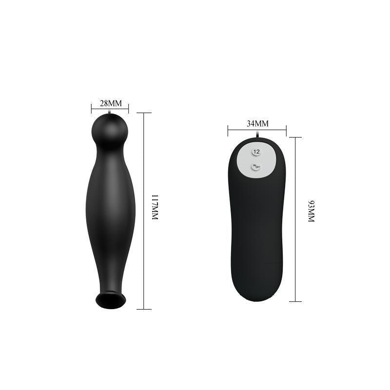 Special Anal Butt Plug 12 Speeds Vibrator - UABDSM