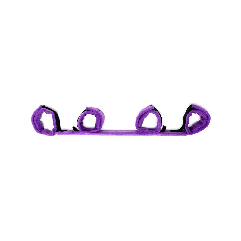 Spreader Bar with 4 Cuffs Purple - UABDSM